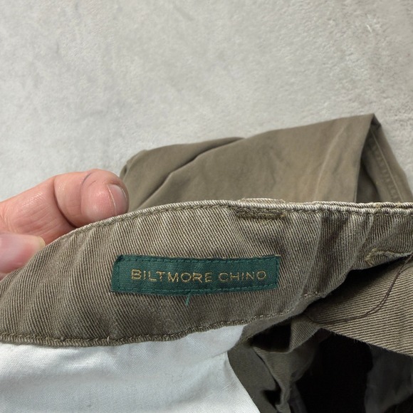 LRL Lauren Jeans Co Ralph Lauren Pants Women's 12 Biltmore Chino Khaki Wide Leg - Picture 7 of 15